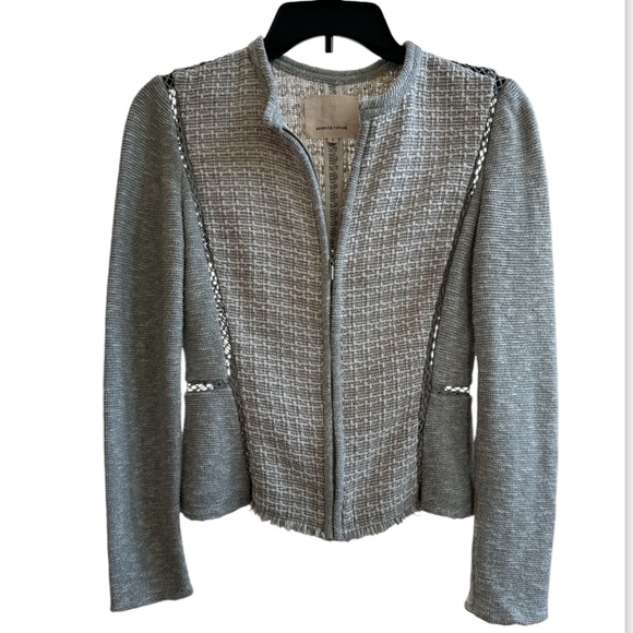 Rebecca Taylor Tweed Evening Jacket Size 2 - Picture 2 of 4